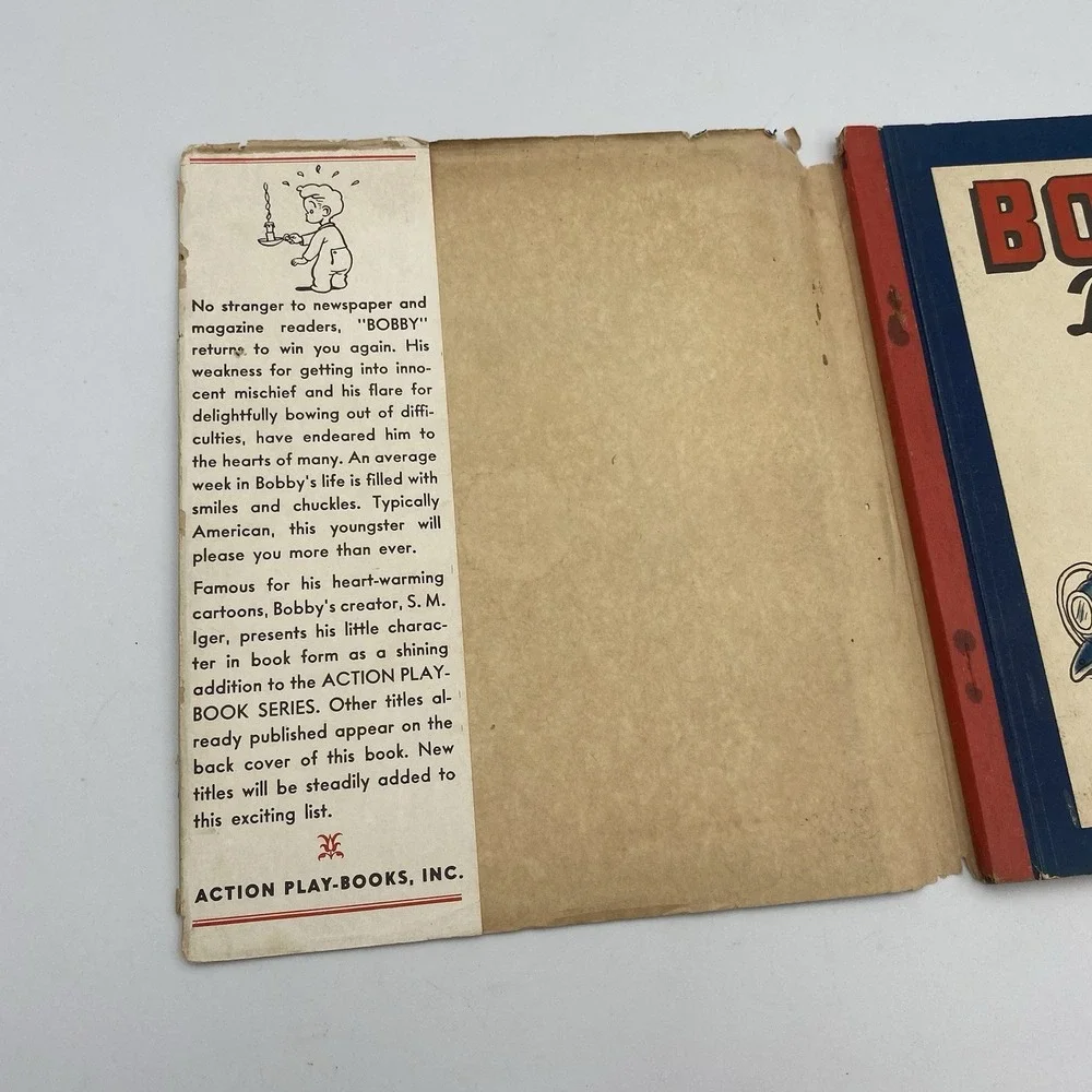Vintage Bobby's Diary 1st Edition First Print‎ 1944 HC + DJ Children's